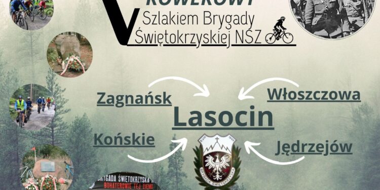 V Jubileuszowy Rajd Rowerowy Szlakiem Brygady Świętokrzyskiej Narodowych Sił Zbrojnych - Radio Kielce