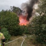 03.08.2023. Kielce. Ulica Górników Staszicowskich. Pożar / Fot. PSP Kielce