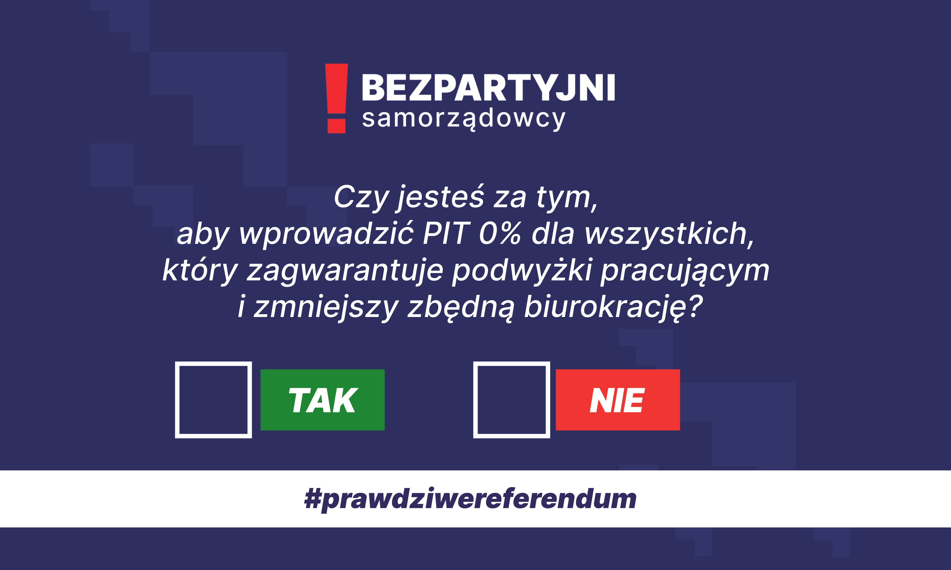 Bezpartyjni Samorządowcy mają swoje pytania do referendum