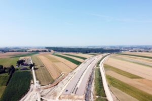 15.07.2023. Budowa drogi ekspresowej S7 - odcinek Miechów - Szczepanowice / źródło: s7miechow-szczepanowice.pl