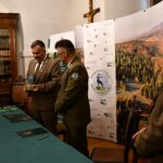 Leśnicy z pielgrzymką na Świętym Krzyżu - Radio Kielce 11.09.2023. Święty Krzyż, Podpisanie umowy dot. ochrony przeciwpożarowej / Fot. Edyta Nowicka RDLP w Radomiu