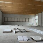 26.09.2023. Końskie. Budowa hali sportowej przy Szkole Podstawowej nr 2 / Fot. Magdalena Galas-Klusek - Radio Kielce