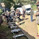 15.09.2023. Tokarnia. Park Etnograficzny. Zdjęcia do filmu „Pani od polskiego” / Fot. Dorota Klusek - Radio Kielce