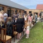 04.09.2023. Ujazd. Szkoła podstawowa otrzymała imię Marii Curie – Skłodowskiej oraz sztandar / Fot. Grażyna Szlęzak - Radio Kielce