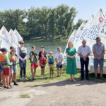 10.09.2023. Kielce. Zalew. Zawody żeglarskie w ramach trzeciej edycji Świętokrzyskiej Olimpiady Dzieci i Młodzieży / Fot. Michał Kita - Radio Kielce