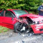 23.09.2023. Chełmce. Wypadek / Fot. KM PSP Kielce