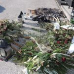 Zniszczony nagrobek / Fot. Policja