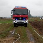 14.09.2023. Pożar słomy / Fot. straż pożarna