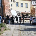 Sandomierz. Ekipa telewizyjna - zdjęcia do serialu Ojciec Mateusz / Fot. Sandomierz - Królewskie Miasto - Facebook