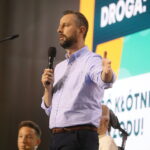 23.09.2023. Kielce. Konwencja Trzeciej Drogi. na zdjęciu (przemawia): Władysław Kosiniak-Kamysz / Fot. Wiktor Taszłow - Radio Kielce