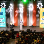 23.09.2023. Kielce. Konwencja Trzeciej Drogi. na zdjęciu (przemawia): Władysław Kosiniak-Kamysz / Fot. Wiktor Taszłow - Radio Kielce