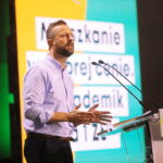 23.09.2023. Kielce. Konwencja Trzeciej Drogi. na zdjęciu (przemawia): Władysław Kosiniak-Kamysz / Fot. Wiktor Taszłow - Radio Kielce