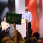 23.09.2023. Kielce. Konwencja Trzeciej Drogi. na zdjęciu (przemawia): Władysław Kosiniak-Kamysz / Fot. Wiktor Taszłow - Radio Kielce