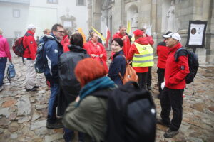 23.09.2023. Święty Krzyż. Rajd pielgrzymkowy „Krzyż drogowskazem życia” / Fot. Wiktor Taszłow - Radio Kielce