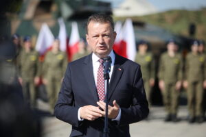 Na zdjęciu: Mariusz Błaszczak - minister obrony narodowej / Fot. Wiktor Taszłow - Radio Kielce