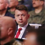 05.09.2023. Kielce. Otwarcie XXXI Międzynarodowego Salonu Przemysłu Obronnego. Na zdjęciu: poseł Bartłomiej Dorywalski / Fot. Wiktor Taszłow - Radio Kielce