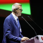 05.09.2023. Kielce. Otwarcie XXXI Międzynarodowego Salonu Przemysłu Obronnego. Na zdjęciu: Bogdan Wenta - prezydent Kielc / Fot. Wiktor Taszłow - Radio Kielce