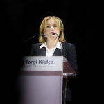 05.09.2023. Kielce. Otwarcie XXXI Międzynarodowego Salonu Przemysłu Obronnego. Na zdjęciu: Anna Krupka - wiceminister sportu i turystyki / Fot. Wiktor Taszłow - Radio Kielce