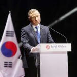 05.09.2023. Kielce. Otwarcie XXXI Międzynarodowego Salonu Przemysłu Obronnego. Na zdjęciu: Andrzej Duda - prezydent RP / Fot. Wiktor Taszłow - Radio Kielce