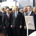 MSPO 2023. Prezydent RP: państwa zagrożone nie oszczędzają na obronności - Radio Kielce 05.09.2023. Kielce. Otwarcie XXXI Międzynarodowego Salonu Przemysłu Obronnego / Fot. Wiktor Taszłow - Radio Kielce