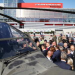 MSPO 2023. Prezydent RP: państwa zagrożone nie oszczędzają na obronności - Radio Kielce 05.09.2023. Kielce. Otwarcie XXXI Międzynarodowego Salonu Przemysłu Obronnego / Fot. Wiktor Taszłow - Radio Kielce