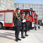 12.09.2023. Kielce. Przekazanie wozów strażackich / Fot. Wiktor Taszłow - Radio Kielce