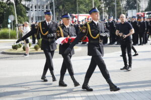 12.09.2023. Kielce. Przekazanie wozów strażackich / Fot. Wiktor Taszłow - Radio Kielce