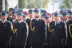 12.09.2023. Kielce. Przekazanie wozów strażackich / Fot. Wiktor Taszłow - Radio Kielce