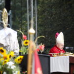 14.09.2023. Święty Krzyż. Uroczystości odpustowe. Na zdjęciu: biskup senior Edward Frankowski / Fot. Wiktor Taszłow - Radio Kielce