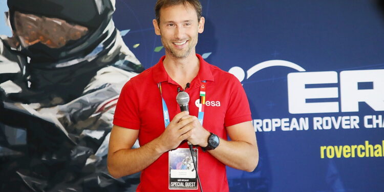 Na zdjęciu Sławosz Uznański-Wiśniewski - polski kosmonauta  / Fot. Wiktor Taszłow – Radio Kielce
