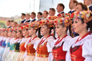 01.09.2023. Końskie. Koncert Zespołu Pieśni i Tańca „Śląsk". / Fot. Magdalena Galas-Klusek - Radio Kielce