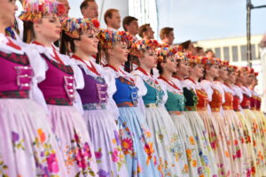 01.09.2023. Końskie. Koncert Zespołu Pieśni i Tańca „Śląsk". / Fot. Magdalena Galas-Klusek - Radio Kielce