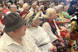 09.09.2023. Ostrowiec Św. , Miejska Biblioteka Publiczna. „Narodowe Czytanie” powieści Elizy Orzeszkowej „Nad Niemnem”. / Fot. Patryk Wójcik - Radio Kielce