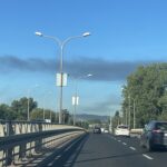 06.09.2023. Nowiny. Pożar hali / Fot. Wiktor Taszłow - Radio Kielce