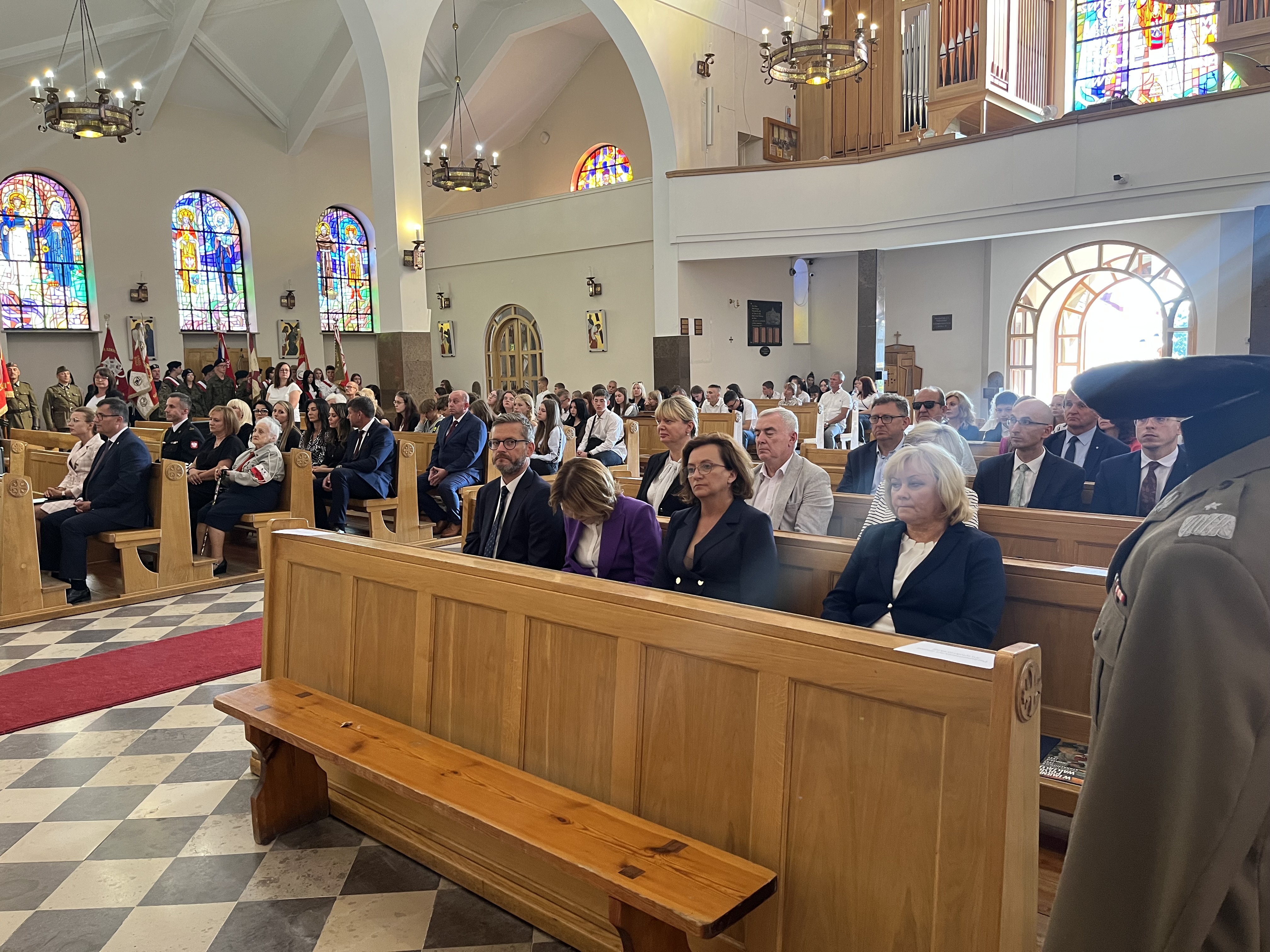 Skarżyski hufiec ze sztandarem