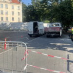 08.09.2023. Sandomierz. Wymiana przystanków autobusowych. / Fot. Grażyna Szlęzak - Radio Kielce