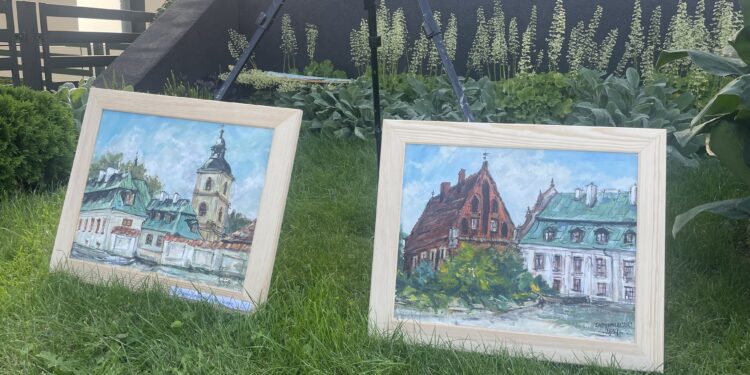 Artyści z różnych stron Polski malowali Sandomierz