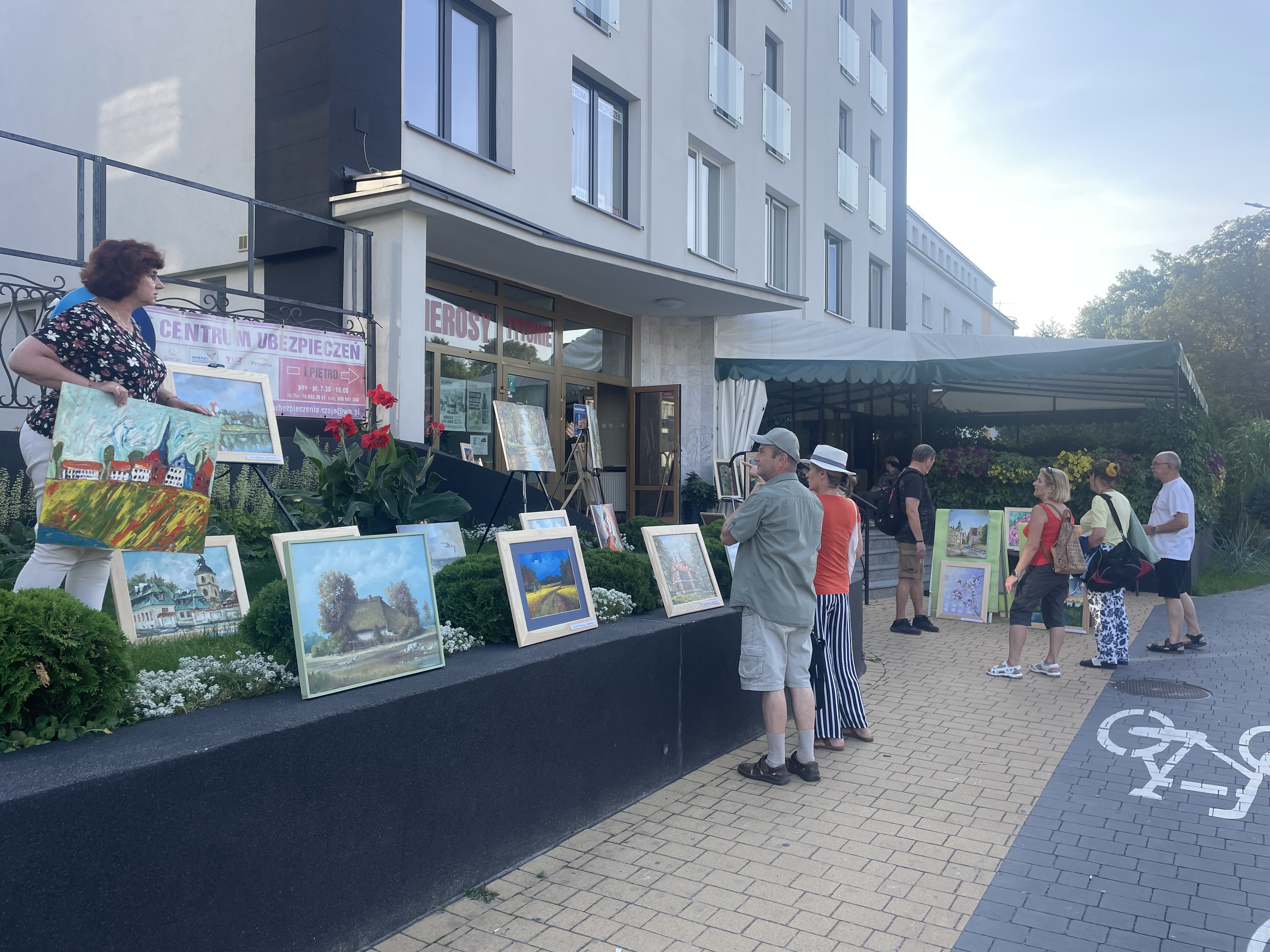 Artyści z różnych stron Polski malowali Sandomierz