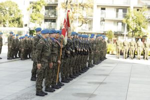 09.09.2023. Kielce. Próba przed defiladą z okazji obchodów święta Centrum Przygotowań do Misji Zagranicznych / Fot. Jarosław Kubalski - Radio Kielce