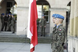 09.09.2023. Kielce. Próba przed defiladą z okazji obchodów święta Centrum Przygotowań do Misji Zagranicznych / Fot. Jarosław Kubalski - Radio Kielce