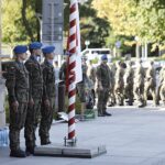 Kilkadziesiąt wojskowych pojazdów na ulicach Kielc - Radio Kielce 09.09.2023. Kielce. Próba przed defiladą z okazji obchodów święta Centrum Przygotowań do Misji Zagranicznych / Fot. Jarosław Kubalski - Radio Kielce