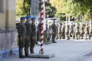 09.09.2023. Kielce. Próba przed defiladą z okazji obchodów święta Centrum Przygotowań do Misji Zagranicznych / Fot. Jarosław Kubalski - Radio Kielce