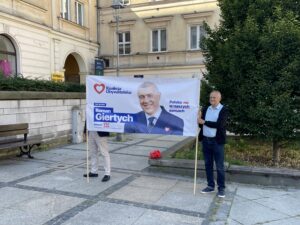 16.09.2023. Kielce. Konferencja prasowa Koalicji Obywatelskiej / Fot. Michał Kita - Radio Kielce