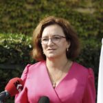 09.09.2023. Końskie. Konwencja programowa Prawa i Sprawiedliwości. Na zdjęciu: poseł Agata Wojtyszek / Fot. Jarosław Kubalski - Radio Kielce