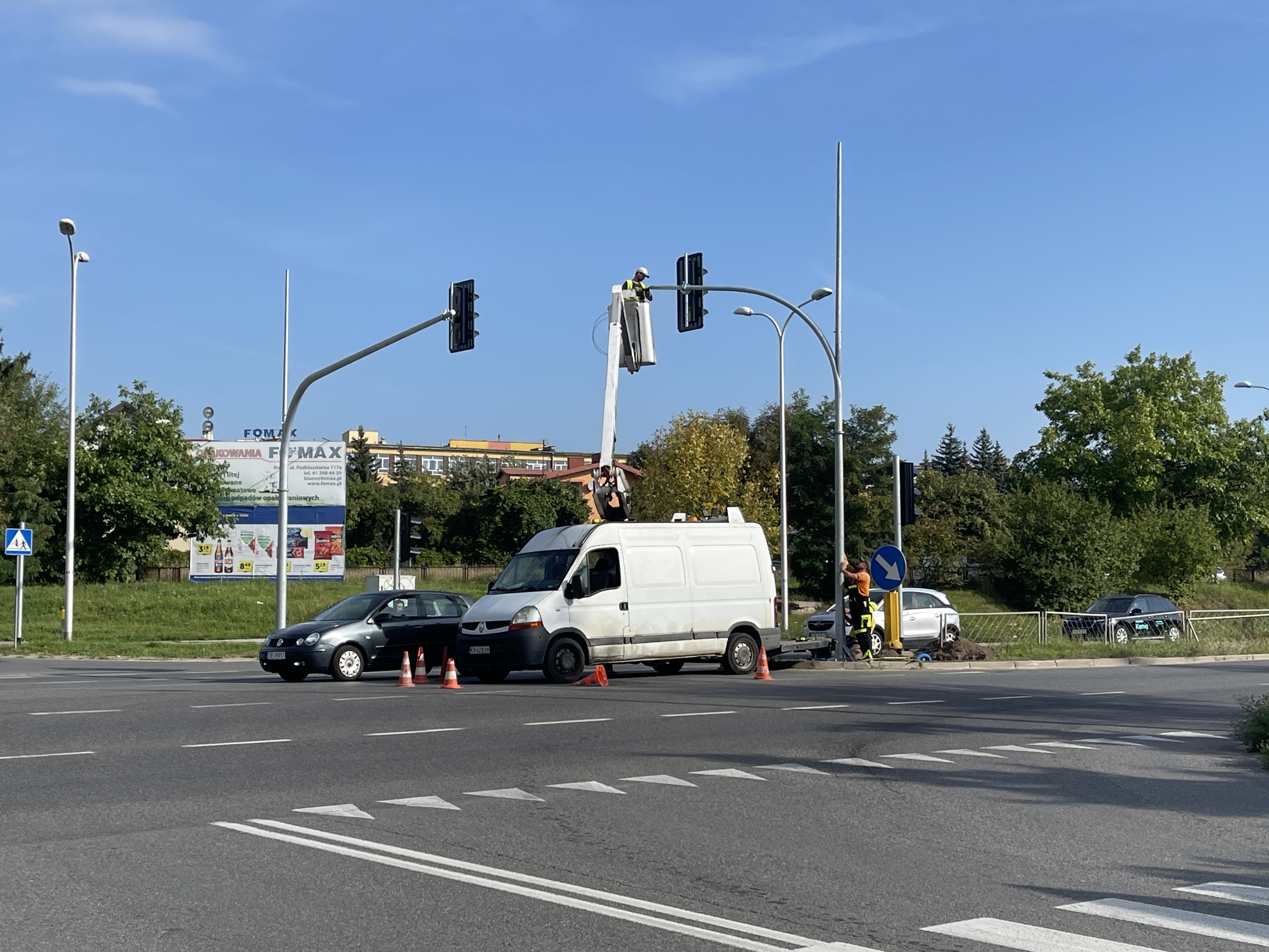 Utrudnienia na dwóch ulicach w Kielcach