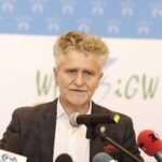 26.09.2023. Bodzentyn. Spotkanie z cyklu „Sołtys – Ambasador Programu Czyste Powietrze”. Na zdjęciu: senator Krzysztof Słoń / Fot. Jarosław Kubalski - Radio Kielce