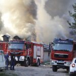 Ogromny pożar kurnika. Pali się ponad 30 tysięcy pisklaków - Radio Kielce