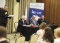 29.09.2023 Kielce. Uroczystości jubileuszowe 40-lecie istnienia Klubu Honorowych Dawców Krwi Polskiego Czerwonego Krzyża im. Andrzeja Rokickiego PKP Sekcja Eksploatacji Kielce / Fot. Jarosław Kubalski – Radio Kielce