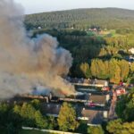 Ogromny pożar kurnika. Pali się ponad 30 tysięcy pisklaków - Radio Kielce