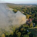 Ogromny pożar kurnika. Pali się ponad 30 tysięcy pisklaków - Radio Kielce